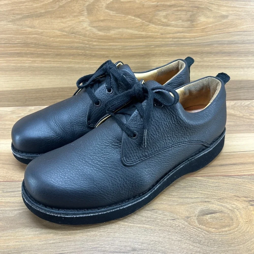 Samuel Hubbard‎ Free Mens Shoes 10 W Black Leather Casual Comfort M1100